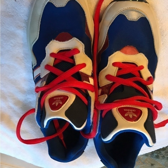 Adidas Yung -96 Navy Red Running Sneaker Shoes. Men’s Size 10. - Picture 3 of 13